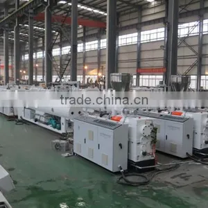 Double Head High Quality and High Output Rigid Upvc Pipe Production Line thumbnail-6