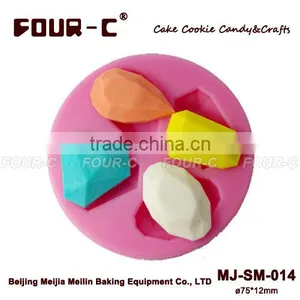 Silicone Impression Fondant Mold Gems, Cake Decorating Mold,new Arrivals! thumbnail-1