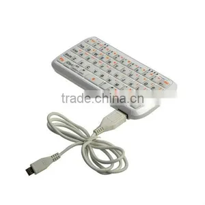 New Design 2 in 1 Portable Wireless Bluetooth 3.0 Qwerty Gaming Mini Keyboard With Rechargeable 5000 MAh Power Bank for Iphone thumbnail-4
