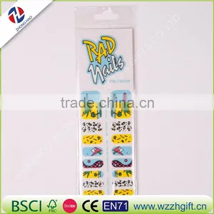 DIY Watermark Colorful Tip Nail Art Nail Sticker Nails Decal Manicure Water Transfer Stickers Decoration Nail Tools thumbnail-3