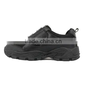 Choozii Custom Logo Manufacturers Designer Children Black Leather Mesh Sport Sneaker School Shoes for Teenage Boys thumbnail-3