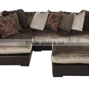American Style Genuine Leather Corner Sofa Set With Ottoman for Australia thumbnail-2