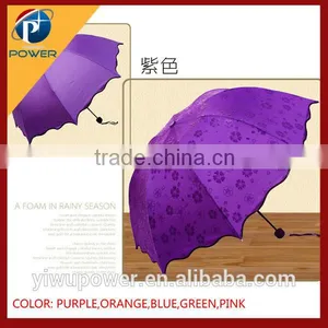 Appearing Flower Umbrella When Rainning thumbnail-1