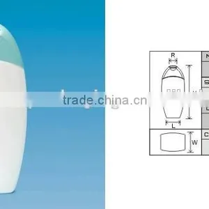 100ml 3oz Empty Shampoo Bottle Plastic thumbnail-3