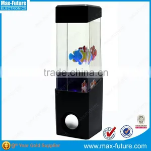 Hot Sales Led Dancing Water Show Speaker With Small Aquarium, LED Water Light Speaker With Dancing Fish thumbnail-5