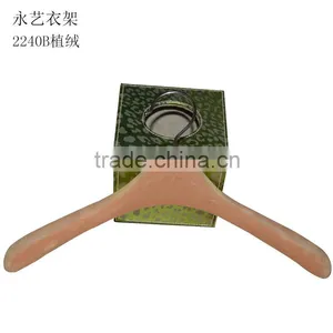 Luxury Brown Heavy Duty Bridal Wedding Dress Hanger In Flocking thumbnail-2