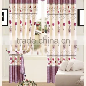 Elegant Living Room Curtain Design Style Floral Printed Living Room Curtain thumbnail-3