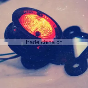Black Taillight / Vintage Aluminum Led Taillight / Wheel Model Brass Tail for Yamaha Bobber/chopper thumbnail-1