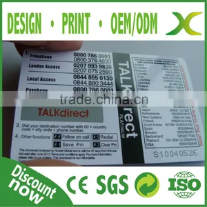 High Quality Scratch Calling Card/ Prepaid Top-up Phone Cards thumbnail-2