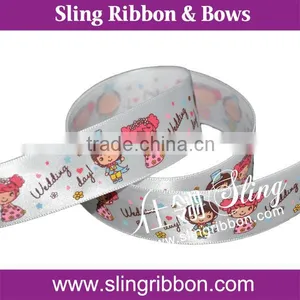 Hot Sale Printed Wedding Ribbons thumbnail-1