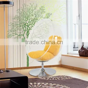 Modern Design Indoor Transparent Acrylic Ghost Chair With Stand thumbnail-1