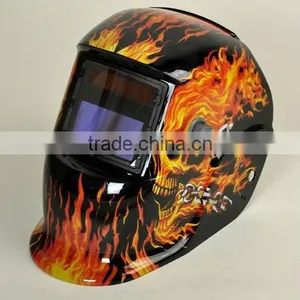 Skull Flame Industrial Face Shield thumbnail-2