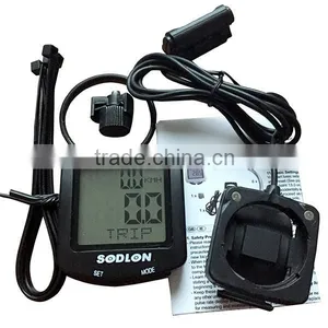 30function Sunding Mountain Cycle Computer Bike Speedometer 3 Languages Cycle Speed Meter thumbnail-3