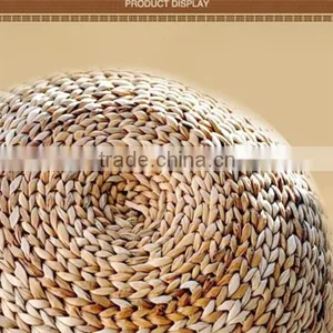 All Hand-woven Handmade Rattan Tatami Small Round Stool thumbnail-4