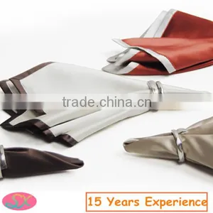 100% Polyester Satin Wedding Table Napkin thumbnail-1