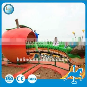 2016 Amusement Park Electric Train Toy Children Train Ride Track Mini Apple Train Rides for Sale thumbnail-1