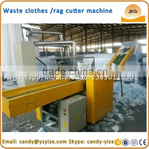 New Best Quality Waste Cloth Recycling Machine /fiber Fabric Waste Cloth Cutting Machine thumbnail-2