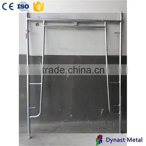 Made in China Wuxi Scaffolding Constructions Q235 Steel Hot Sale Hot Dip Galvanized Mason H Ladder Frame Scaffolding thumbnail-1