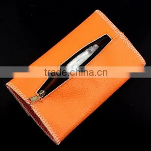 Newest Generation Leather Tobacco Pouch With Cigarette Rolling Paper Holder Slot thumbnail-2