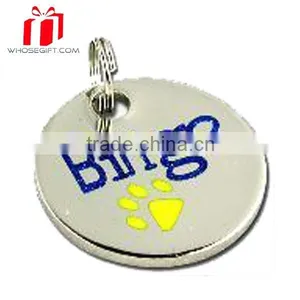 Zinc Alloy Pet Tag With Qr Code,Zinc Alloy Pet Tag,Engraved Gold Plated Pet Identification Tag thumbnail-1