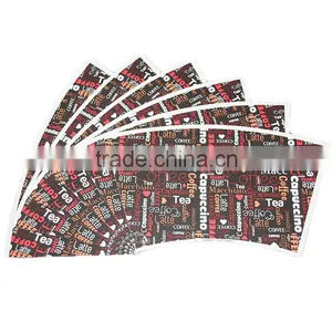 Hangzhou LvYang/GoBest High Quality 12oz Coffee Cups Cover/cups Sleeve/paper Cups Fan With Logo thumbnail-3