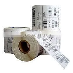 Customized Logo Paper Adhesive Barcode Label thumbnail-1