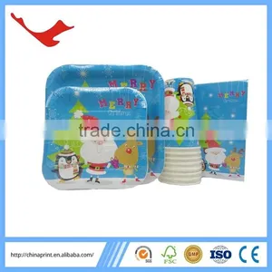 005 Decorative Christmas Make Disposable Paper Plate Cheap thumbnail-6