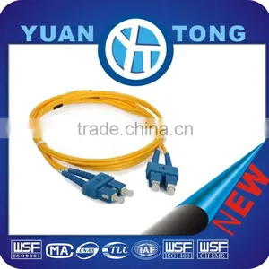 Single Mode Duplex SC/UPC to SC/UPC Fiber Optic Patch Cord Cable thumbnail-1