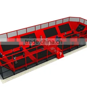 Xiujiang Safety Exercise Big High Quality Children Interesting OEM Best Trampoline Amusement Equipment thumbnail-6