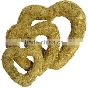 15" Sphagnum Moss Heart Living Wreath thumbnail-1