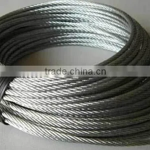 Stainless Steel Wire Rope 1x19 for Crane 7X19 Steel Wire Rope thumbnail-1