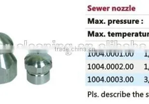 High Pressure Stainless Steel Sewer Nozzle thumbnail-1