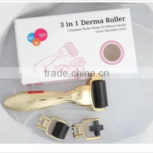 2015 Hottest Type 180+600+1200 Needle 3 in 1 Dermaroller Therapy System thumbnail-4