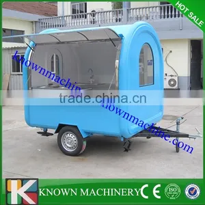 Blue Color Hot Sale 2.2M Meter Fast Food Kiosk,outdoor Coffee Kiosk for Sale thumbnail-1