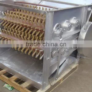 Halal Chicken Poultry Slaughterhouse Equipment Horizontal Type Dehairer & Scalding Tank Machine For Poultry Butchery thumbnail-1
