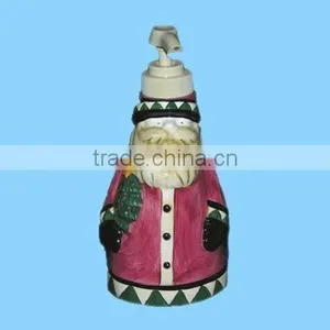 Ceramic Christmas Santa Liquid Shampoo Dispenser thumbnail-1