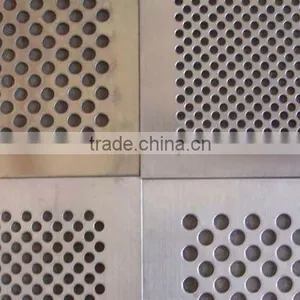 304 316 Round Hole Stainless Steel Perforated Metal Mesh thumbnail-1