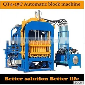 Algerie Best QT4-15 Automatic Concrete Block Making Machine Best thumbnail-1