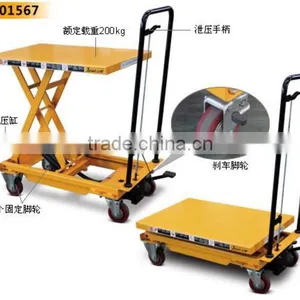 Economical Portable Mobile Foot Lifting Scissor Aerial Lift Table thumbnail-3