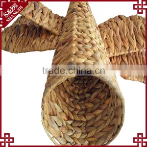 Latest Angle Shape Gift or Home Decoration Items Natural Straw Handcraft thumbnail-3