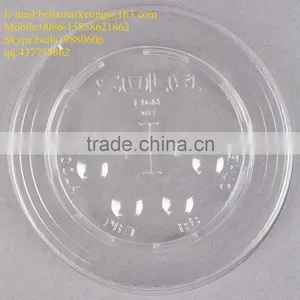 12-24 Oz. Clear Flat Plastic Lid With Straw Slot, High-quality Cold Drink Lids thumbnail-3