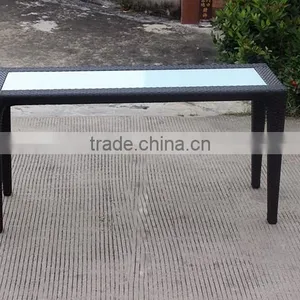 Long Size Outdoor Rattan Table thumbnail-2