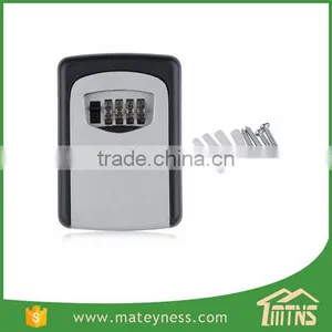 Wall Mount Holder 4 Digit Combination Key Safe Storage Lock Box thumbnail-2
