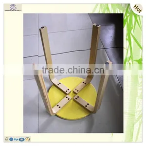 Solid Funny Diy Easy Installing Pine Wooden High Stool thumbnail-5
