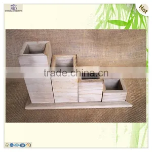 High Quality Decorative Wooden Pen Stand Holder Penholder thumbnail-6