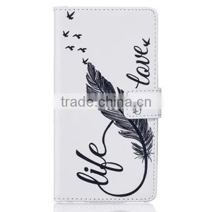 Universal Embossed PU Flip Stand Wallet Leather Mobile Phone Back Cover For IPhone 6 6S thumbnail-4