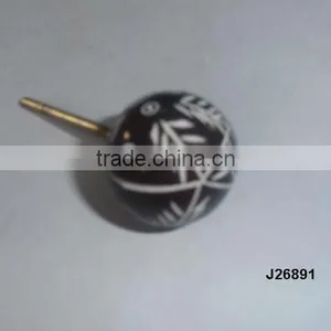 Resin Knob With Curved Patterns Available in Other Colour and Patterns thumbnail-1