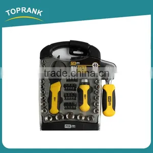 Toprank BSCI Factory 45pc Stubby Set With Dual Drive Socket Screwdriver Set,Multifunctional Adjustable Torque Wrench thumbnail-1