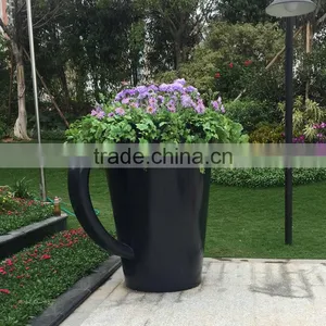 FRP Garden Teacup Planter thumbnail-1
