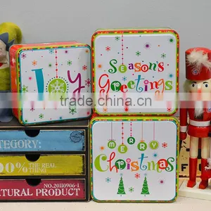 High Quality Popular Square Metal Tea Tin Canisters / Coffee Tin Box thumbnail-1